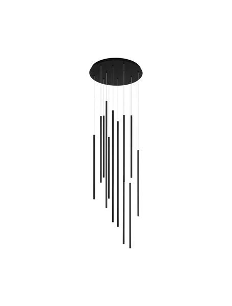 Nova Luce ELETTRA LED Pendelleuchte Schwarz 60W Warmweiss 165x540cm dimmbar 9081801