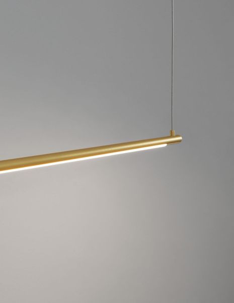 Nova Luce ELETTRA LED Pendelleuchte Messing 20W Warmweiss 120x7x150cm 9088102