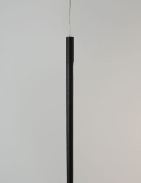 Nova Luce ELETTRA LED Pendelleuchte Schwarz 20W Warmweiss 300x7cm 9088107