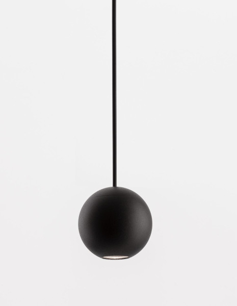 Nova Luce NOCCI LED Pendelleuchte Schwarz 4W Warmweiss 158x5cm 9103212