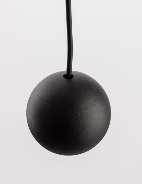 Nova Luce NOCCI LED Pendelleuchte Schwarz 4W Warmweiss 158x5cm 9103212