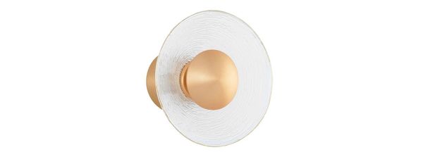 Nova Luce ESIL LED Wandleuchte Gold 4W Warmweiss 16x10,7x16cm 9118514