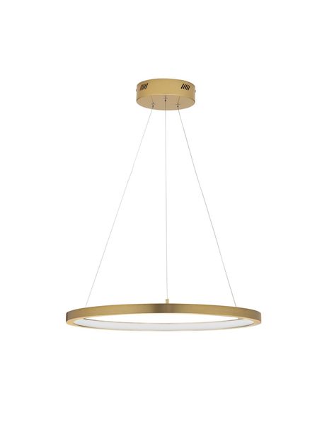 Nova Luce EMPATIA LED Pendelleuchte Messing 35W Warmweiss 120x60cm dimmbar 9172863
