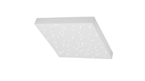 Nova Luce CIELO LED Deckenleuchte Weiß 8W Steuerbare Lichtfarbe 30x30x4cm dimmbar 9180381