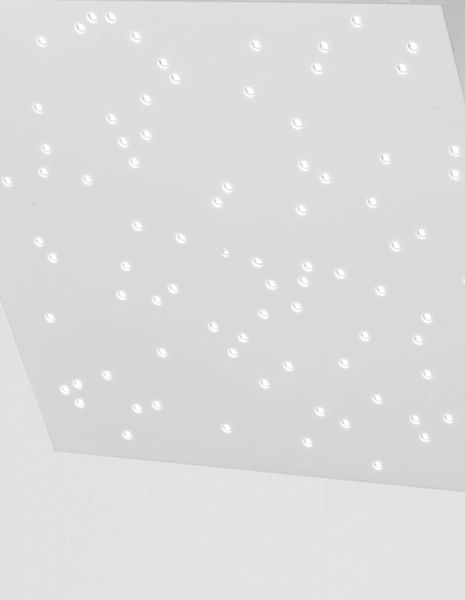 Nova Luce CIELO LED Deckenleuchte Weiß 8W Steuerbare Lichtfarbe 30x30x4cm dimmbar 9180381