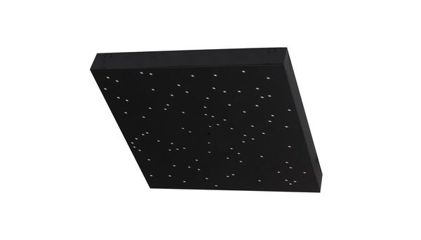 Nova Luce CIELO LED Deckenleuchte Schwarz 8W Steuerbare Lichtfarbe 30x30x4cm dimmbar 9180382