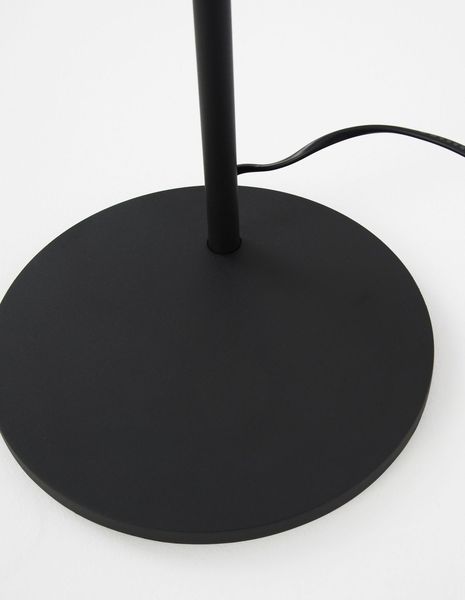 Nova Luce YAMA Stehlampe E27 Schwarz 176x20cm 9180522