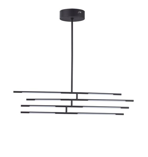 Nova Luce RACCIO LED Pendelleuchte Schwarz 48W Warmweiss 84x80x81cm dimmbar 9180780