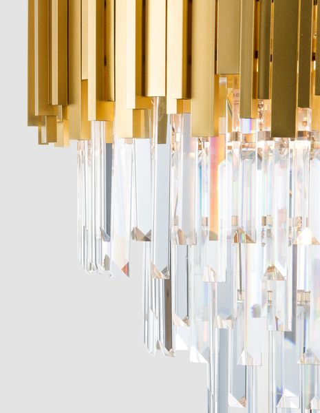 Nova Luce GRANE Pendelleuchte E14 8-fach Gold 120x55cm dimmbar 9181200