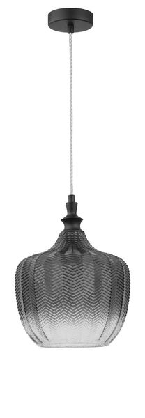 Nova Luce LONI Pendelleuchte E27 Schwarz 120x24cm dimmbar 9191242