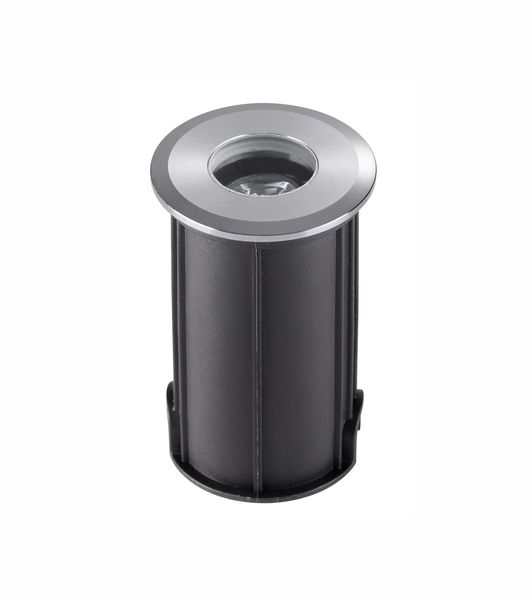 Nova Luce BANG LED Bodeneinbauleuchte Nickel 1W IP67 Warmweiss 4,2x4,2x7cm 9203113