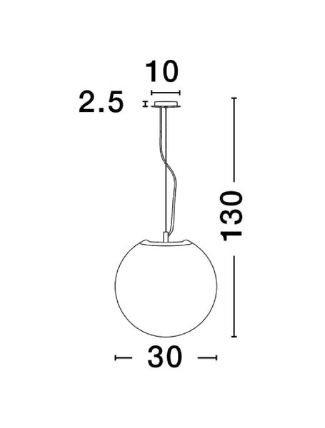 Nova Luce NEVOSO Pendelleuchte E27 Weiß 130x30cm dimmbar 920421