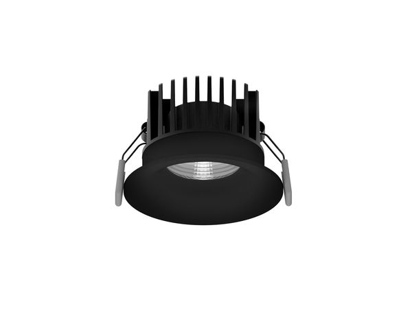 Nova Luce BLADE LED Einbauspots Schwarz 12W IP65 Warmweiss 8,5x8,5x5,4cm 9232120