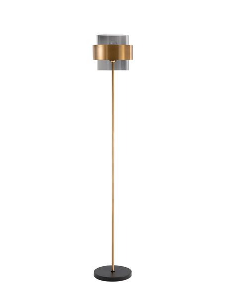 Nova Luce SIANNA Stehlampe E27 Gold 154x25cm 9236410