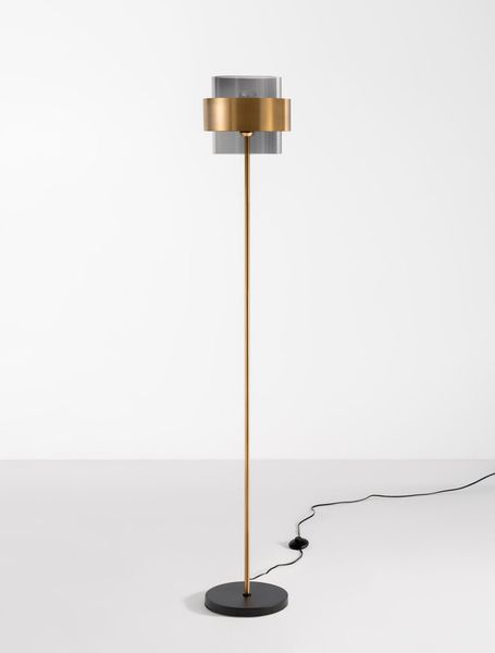 Nova Luce SIANNA Stehlampe E27 Gold 154x25cm 9236410