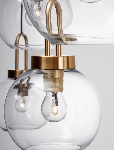 Nova Luce IRVINE Pendelleuchte E27 4-fach Gold 97,5x20x155cm dimmbar 9241180