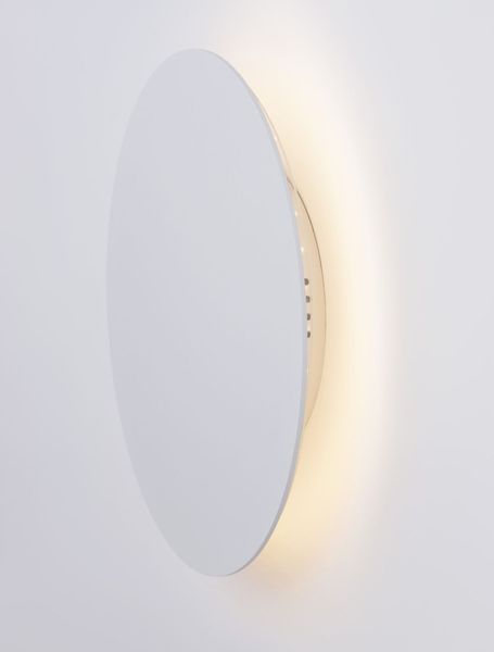 Nova Luce CYRCLE LED Wandleuchte Weiß 12W Warmweiss 22x3,2x22cm 9248155