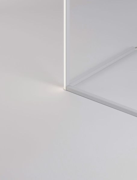 Nova Luce V-LINE LED Stehlampe Weiß 18W Warmweiss 58,5x39,8x140,5cm dimmbar 9267109