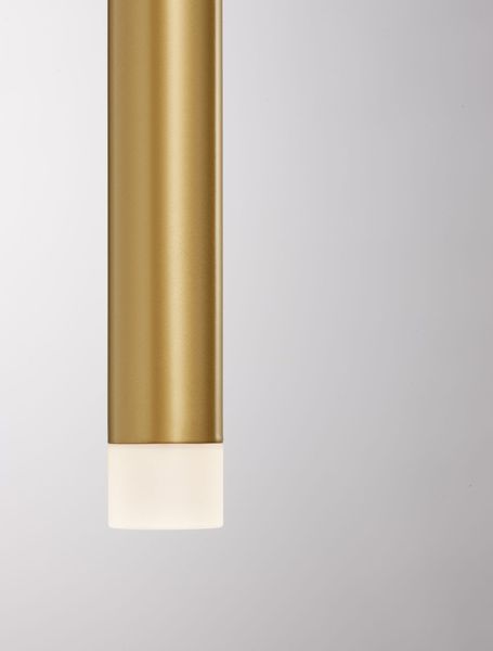 Nova Luce TRIMLE LED Pendelleuchte Gold 3W Warmweiss 150x2,5cm 9287919
