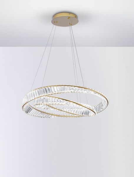 Nova Luce AURELIA LED Pendelleuchte Gold 72W Neutralweiss 150x80cm dimmbar 9333063