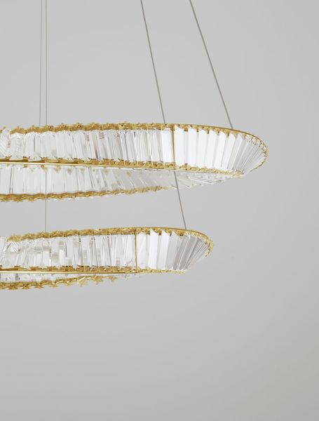 Nova Luce AURELIA LED Pendelleuchte Gold 72W Neutralweiss 150x80cm dimmbar 9333063