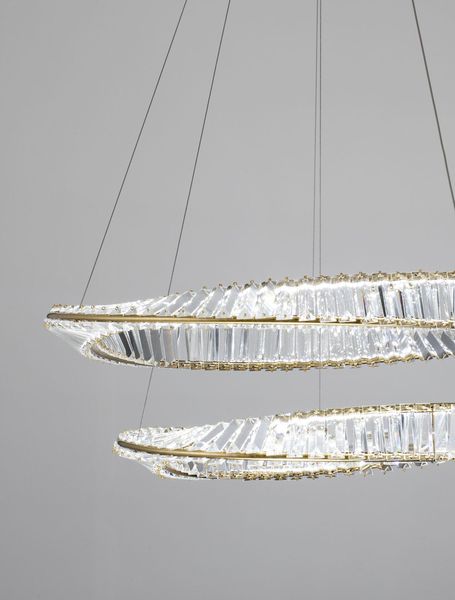 Nova Luce AURELIA LED Pendelleuchte Gold 72W Neutralweiss 150x80cm dimmbar 9333063