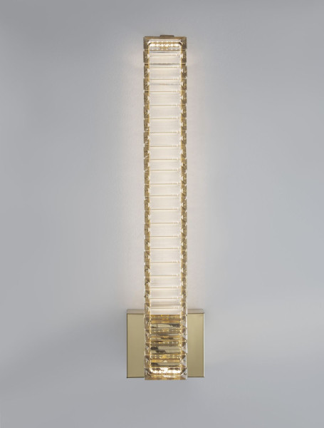 Nova Luce AURELIA LED Wandleuchte Gold 19W Neutralweiss 14x14x60cm 9333065