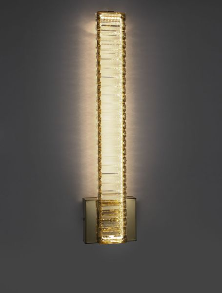 Nova Luce AURELIA LED Wandleuchte Gold 19W Neutralweiss 14x14x60cm 9333065