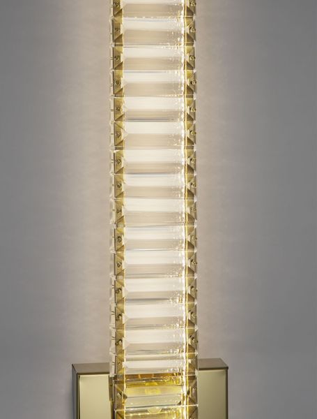 Nova Luce AURELIA LED Wandleuchte Gold 19W Neutralweiss 14x14x60cm 9333065