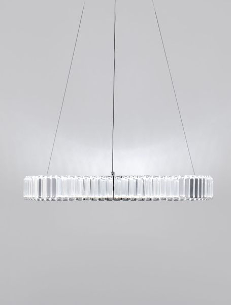Nova Luce AURELIA LED Pendelleuchte Chrom 41W Neutralweiss 150x60cm dimmbar 9333066