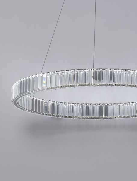 Nova Luce AURELIA LED Pendelleuchte Chrom 47W Neutralweiss 150x80cm dimmbar 9333067