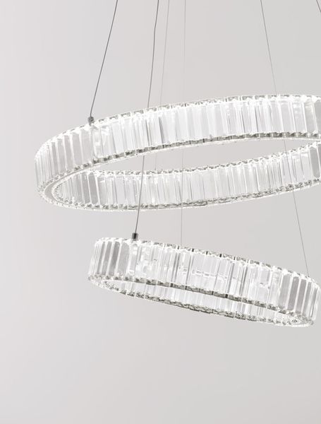 Nova Luce AURELIA LED Pendelleuchte Chrom 46W Neutralweiss 200x60cm dimmbar 9333068