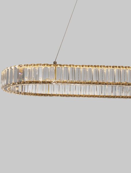 Nova Luce AURELIA LED Pendelleuchte Gold 48W Neutralweiss 92x37x150cm dimmbar 9333073