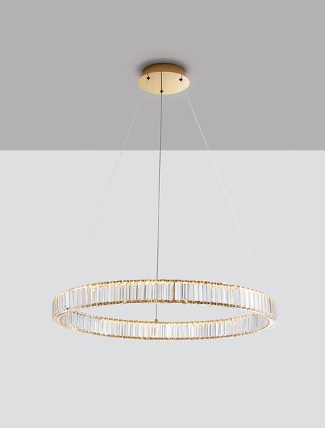 Nova Luce AURELIA LED Pendelleuchte Gold 47W Neutralweiss 150x80cm dimmbar 9333076