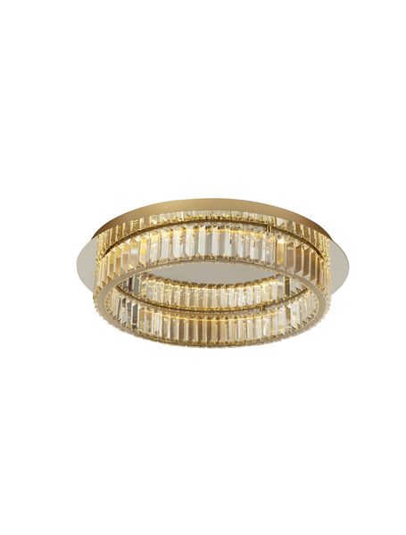 Nova Luce AURELIA LED Deckenleuchte Gold 29W Neutralweiss 12x50cm dimmbar 9333079