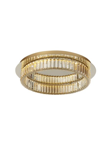 Nova Luce AURELIA LED Deckenleuchte Gold 41W Neutralweiss 12x60cm dimmbar 9333080