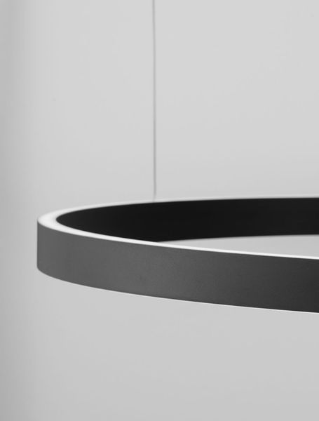 Nova Luce ELOWEN LED Pendelleuchte Schwarz 106W Warmweiss 200x98cm dimmbar 9345668