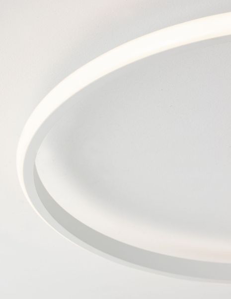 Nova Luce FULINE LED Deckenleuchte Weiß 32W Warmweiss 5x50cm dimmbar 9348072