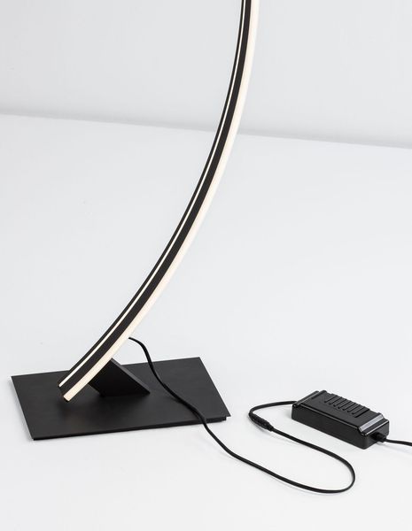Nova Luce PREMIUM LED Stehlampe Schwarz 40W Warmweiss 20x56x150cm dimmbar 9348092