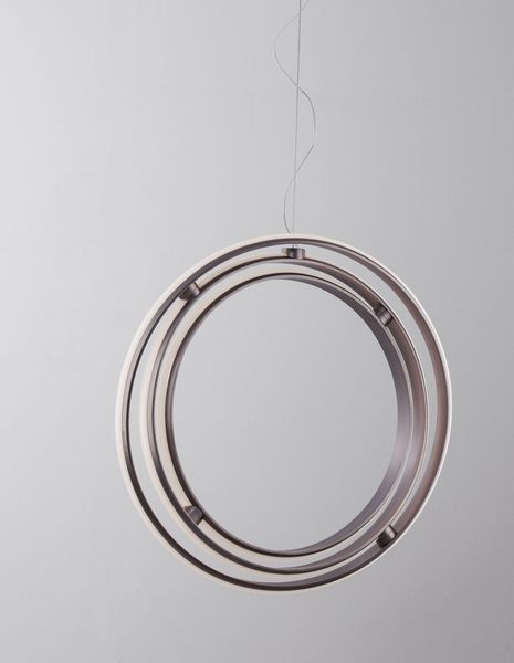 Nova Luce PERTONE LED Pendelleuchte Schwarz 53W Warmweiss 150x50cm dimmbar 9365012