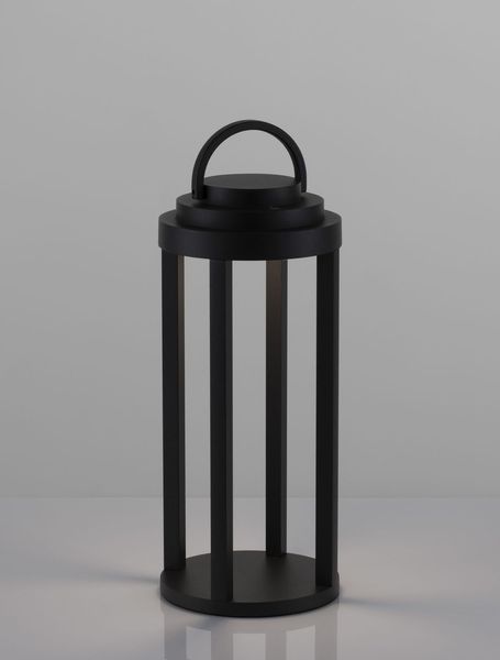 Nova Luce MOCHA LED Dekorative Stehleuchte Anthrazit 2W IP65 Warmweiss 15x15x35cm dimmbar 9492700
