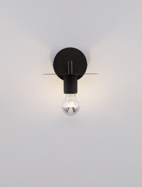 Nova Luce ROYAL Wandleuchte E27 Schwarz 12x21x15,5cm dimmbar 9501232