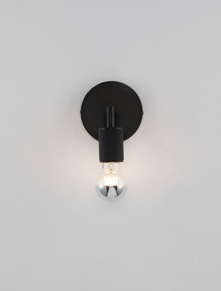 Nova Luce ROYAL Wandleuchte E27 Schwarz 12x12x15,5cm dimmbar 9501233