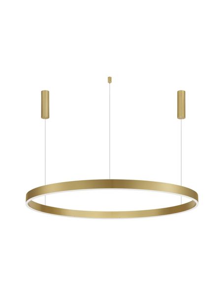 Nova Luce MOTIF LED Pendelleuchte Messing 72W Steuerbare Lichtfarbe 250x120cm dimmbar 9530220