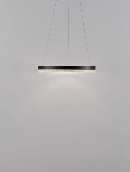 Nova Luce ADRIA LED Pendelleuchte Schwarz 23W Warmweiss 150x40cm dimmbar 9530225