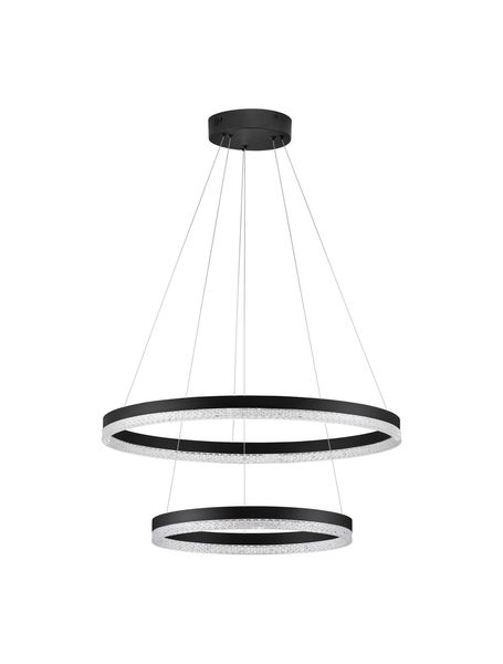 Nova Luce ADRIA LED Pendelleuchte Schwarz 52W Warmweiss 150x60cm dimmbar 9530229