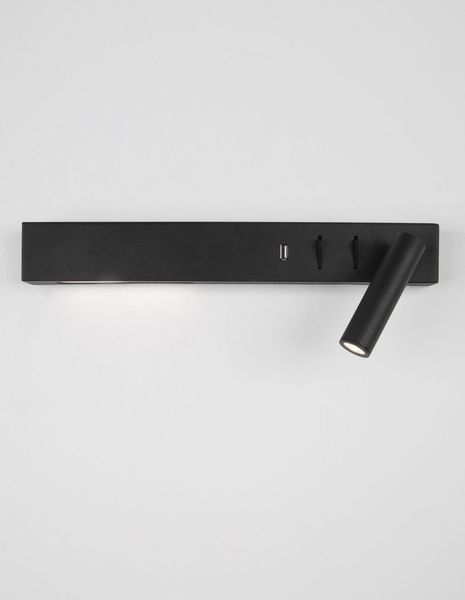 Nova Luce VIDA LED Wandleuchte Schwarz 8W Warmweiss 35x10x8cm 9533521