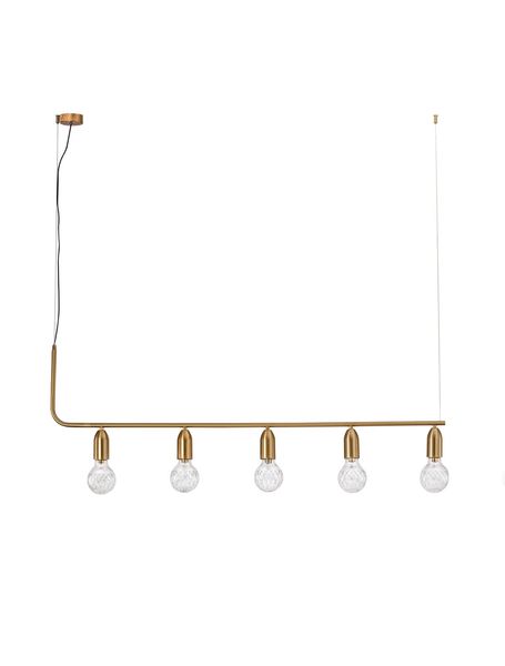 Nova Luce VEDA Pendelleuchte G9 5-fach Messing 128x10x120cm dimmbar 9536415