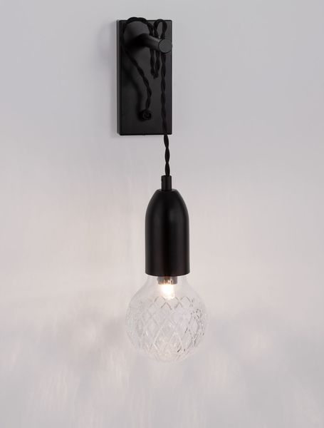 Nova Luce VEDA Wandleuchte G9 Schwarz 9,5x20x39cm dimmbar 9536416