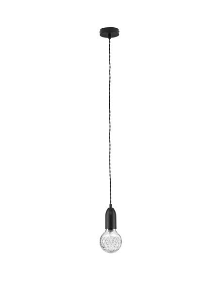 Nova Luce VEDA Pendelleuchte G9 Schwarz 120x9,5cm dimmbar 9536417